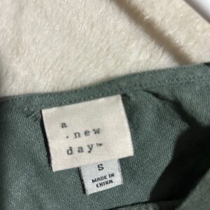 A New Day Olive Green Blouse